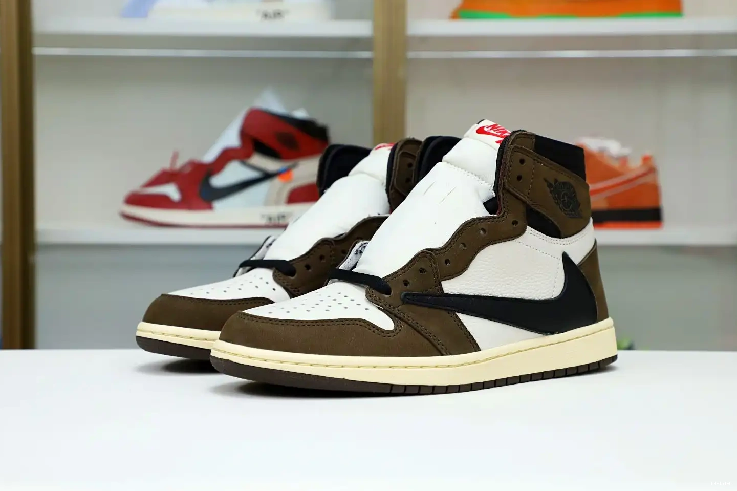 Kimikick X OG 1 SCOTT AIR JORDAN TRAVIS RETRO 'MOCHA' HIGH 0506